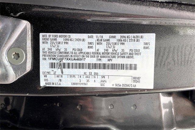 2019 Ford Escape Vehicle Photo in INDEPENDENCE, MO 64055-1314