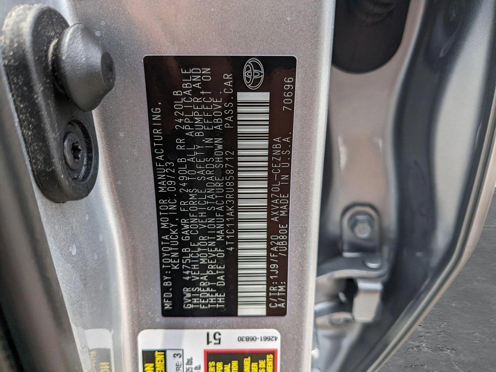 2024 Toyota Camry Vehicle Photo in ORLANDO, FL 32808-7998
