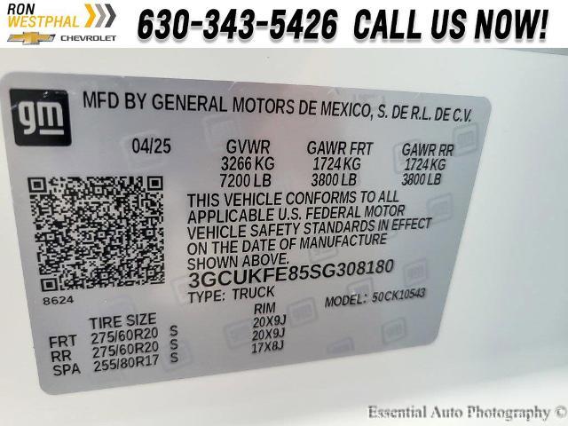 2025 Chevrolet Silverado 1500 Vehicle Photo in AURORA, IL 60503-9326