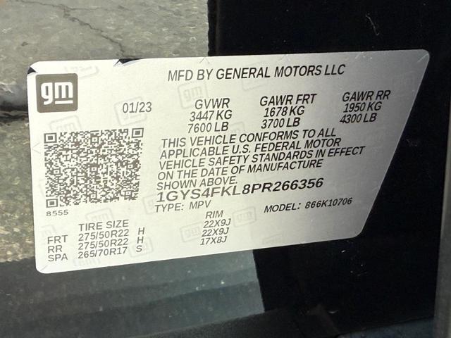 2023 Cadillac Escalade Vehicle Photo in MADISON, WI 53713-3220