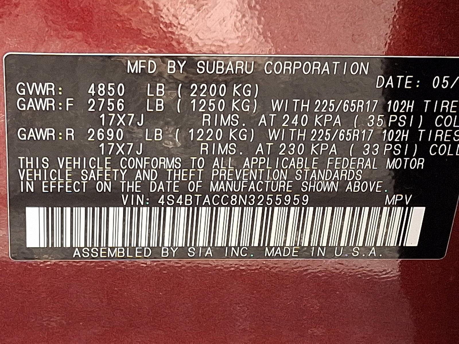 2022 Subaru Outback Vehicle Photo in Easton, PA 18045