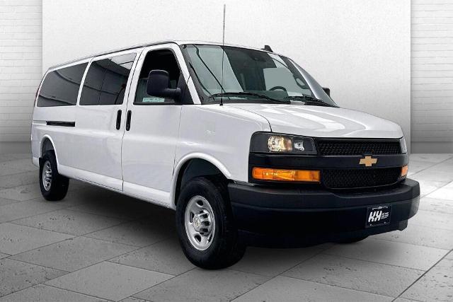 Summit White 2026 Chevrolet Express 3500 LS Extended RWD Van Rear-Wheel Drive 8-Speed Automatic