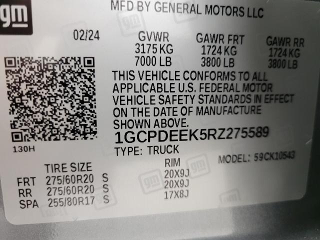 2024 Chevrolet Silverado 1500 Vehicle Photo in APPLETON, WI 54914-4656