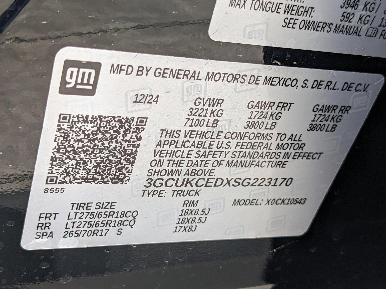 2025 Chevrolet Silverado 1500 Vehicle Photo in GREENACRES, FL 33463-3207