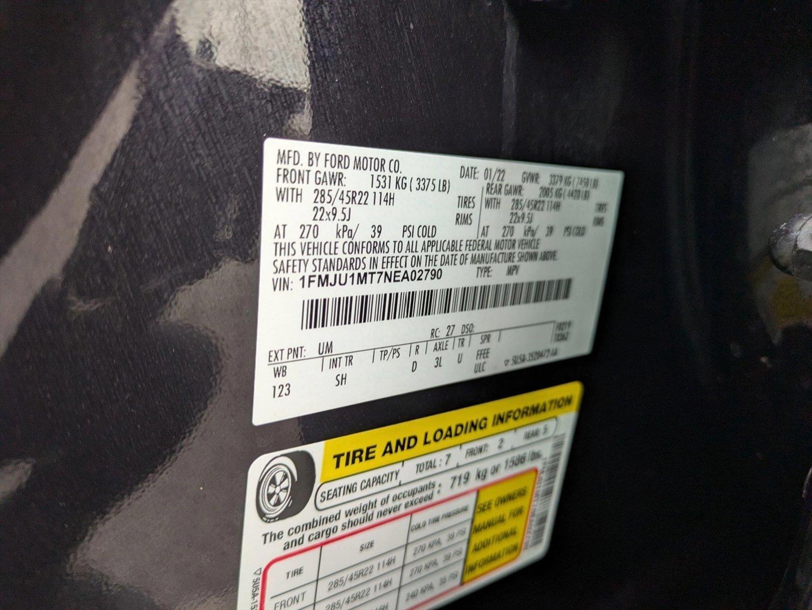 2022 Ford Expedition Vehicle Photo in LAUREL, MD 20707-4622