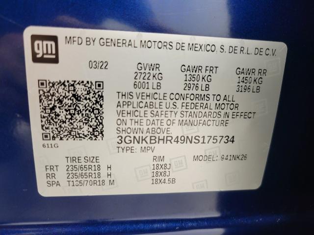 2022 Chevrolet Blazer Vehicle Photo in GREEN BAY, WI 54303-3330