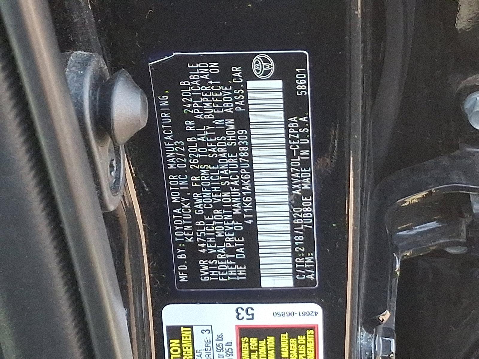 2023 Toyota Camry Vehicle Photo in Trevose, PA 19053