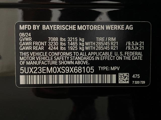 2025 BMW X7 xDrive40i Vehicle Photo in Appleton, WI 54913