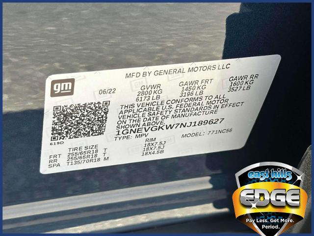 2022 Chevrolet Traverse Vehicle Photo in Roslyn, NY 11576