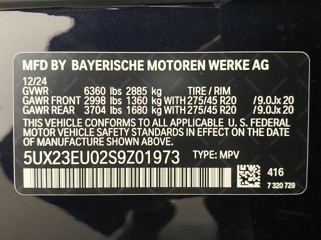 2025 BMW X5 xDrive40i Vehicle Photo in Appleton, WI 54913