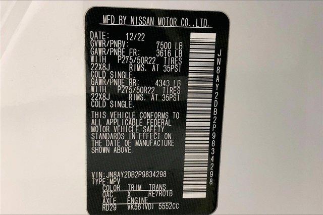 2023 Nissan Armada Vehicle Photo in INDEPENDENCE, MO 64055-1314