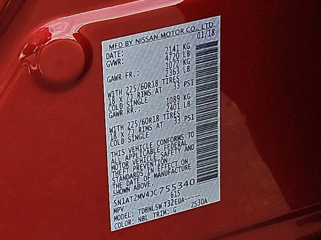 2018 Nissan Rogue Vehicle Photo in TREVOSE, PA 19053-4984