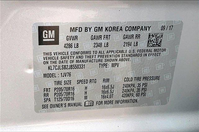 2018 Chevrolet Trax Vehicle Photo in KANSAS CITY, MO 64114-4502