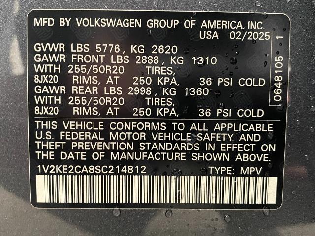 2025 Volkswagen Atlas Cross Sport Vehicle Photo in Appleton, WI 54913