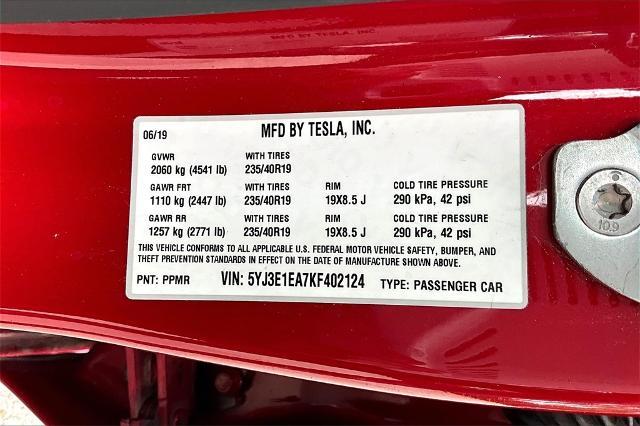 2019 Tesla Model 3 Vehicle Photo in Tulsa, OK 74145