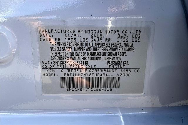 2025 Nissan Versa Vehicle Photo in Tulsa, OK 74129