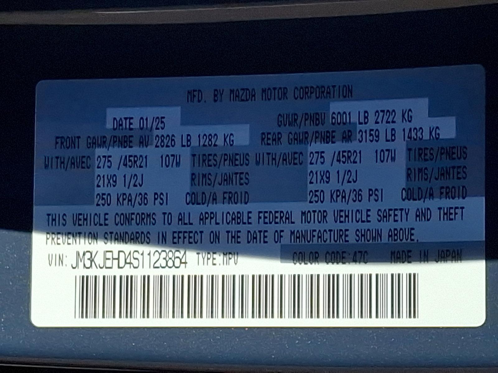 2025 Mazda CX-70 Vehicle Photo in Trevose, PA 19053