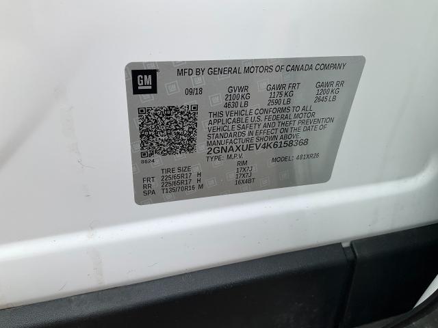 2019 Chevrolet Equinox Vehicle Photo in Kaukauna, WI 54130