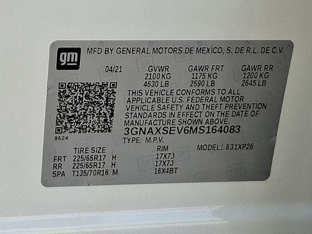 2021 Chevrolet Equinox Vehicle Photo in PAWLING, NY 12564-3219