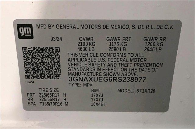 2024 Chevrolet Equinox Vehicle Photo in INDEPENDENCE, MO 64055-1314