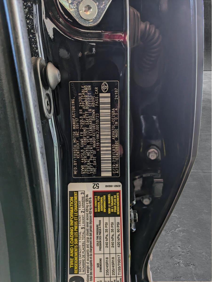 2018 Toyota Camry Vehicle Photo in Las Vegas, NV 89149