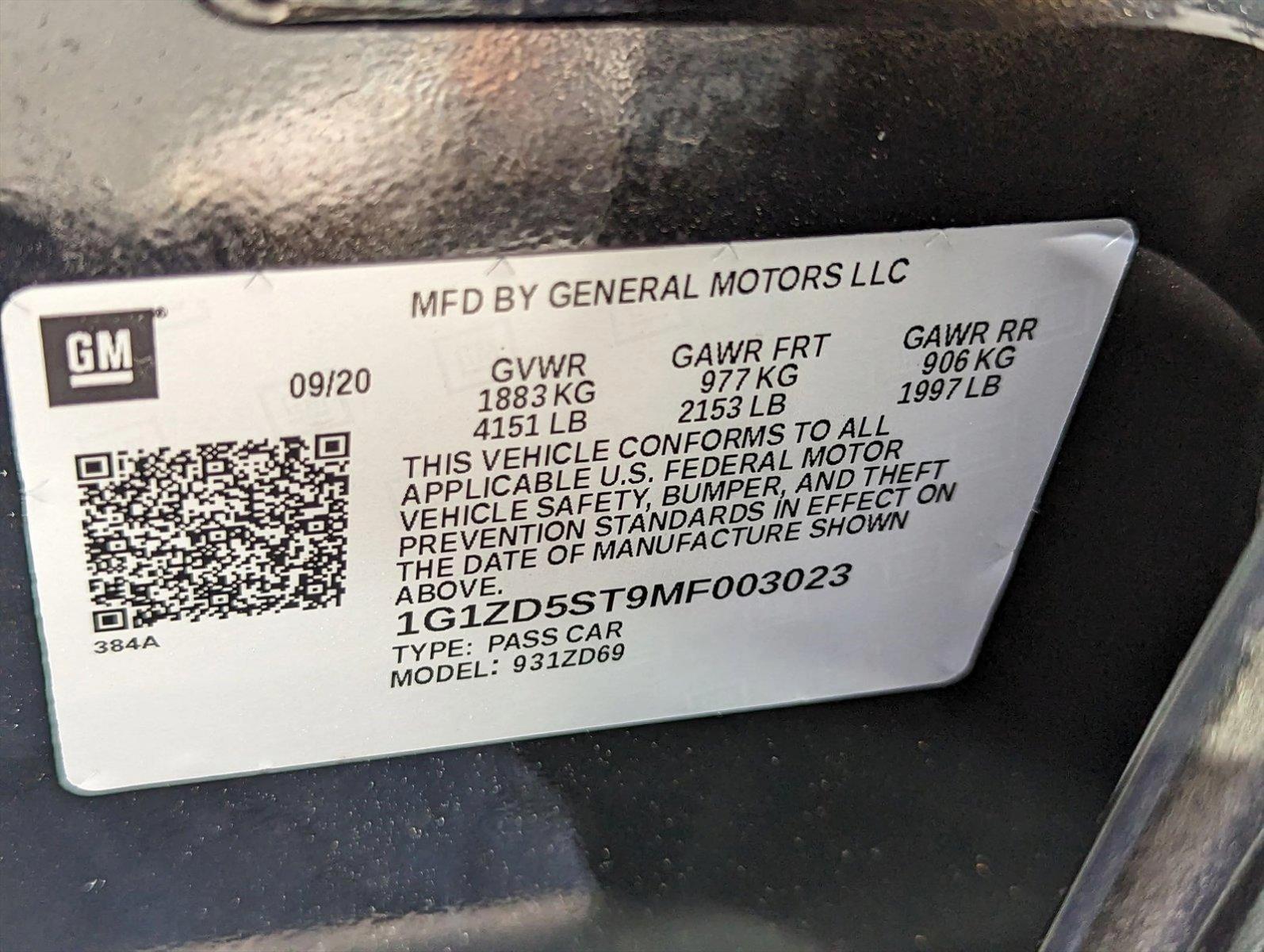 2021 Chevrolet Malibu Vehicle Photo in Spokane Valley, WA 99212