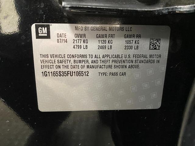 2015 Chevrolet Impala Vehicle Photo in Appleton, WI 54913