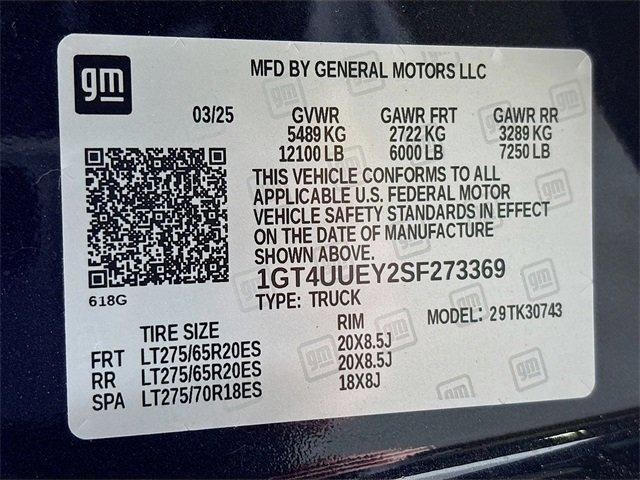 2025 GMC Sierra 3500 HD Vehicle Photo in PUYALLUP, WA 98371-4149