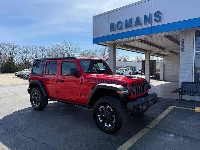 Used 2024 Jeep Wrangler 4xe Rubicon 4XE with VIN 1C4RJXR68RW242128 for sale in Independence, KS