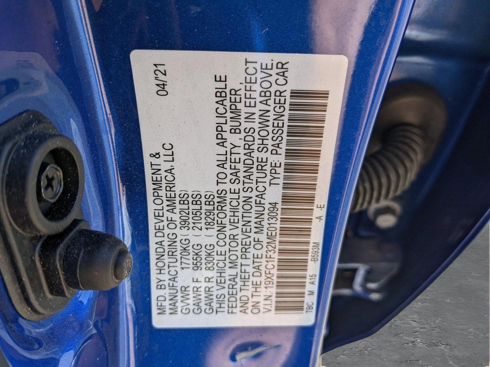 2021 Honda Civic Sedan Vehicle Photo in ORLANDO, FL 32808-7998