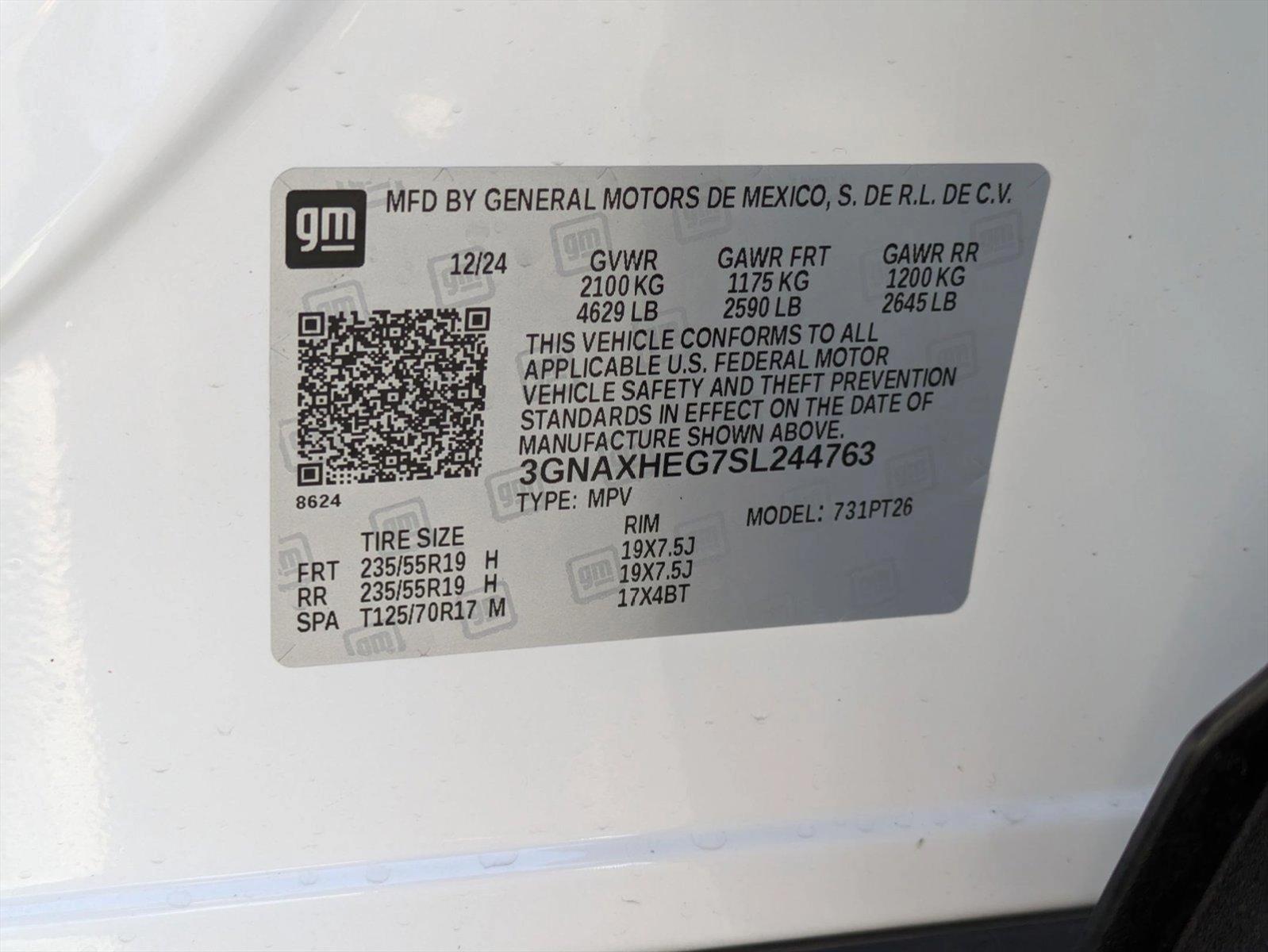 2025 Chevrolet Equinox Vehicle Photo in ORLANDO, FL 32812-3021