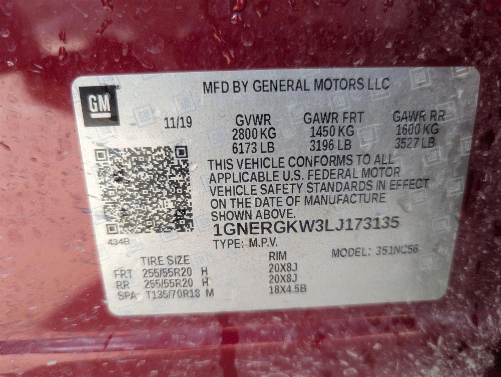 2020 Chevrolet Traverse Vehicle Photo in CORPUS CHRISTI, TX 78412-4902