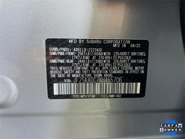 2022 Subaru Forester Vehicle Photo in Puyallup, WA 98371