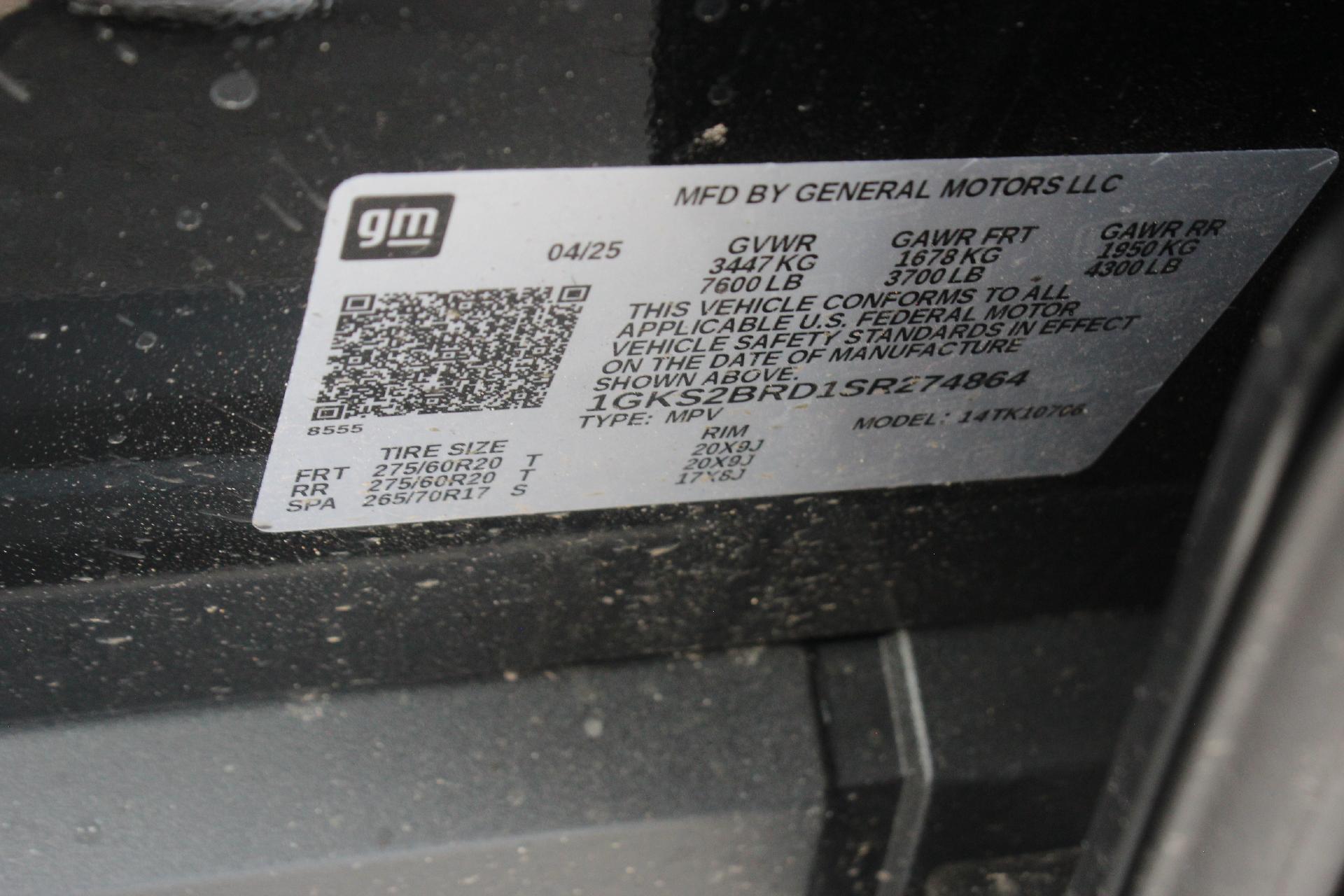 2025 GMC Yukon Vehicle Photo in AURORA, CO 80012-4011