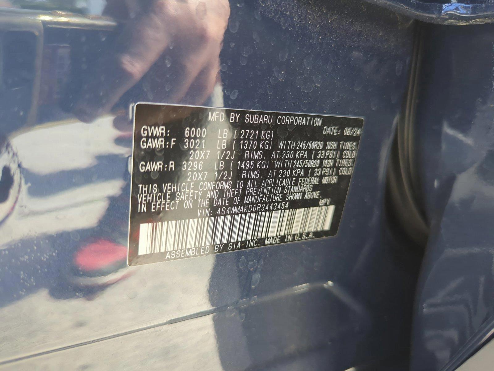 2024 Subaru Ascent Vehicle Photo in Margate, FL 33063