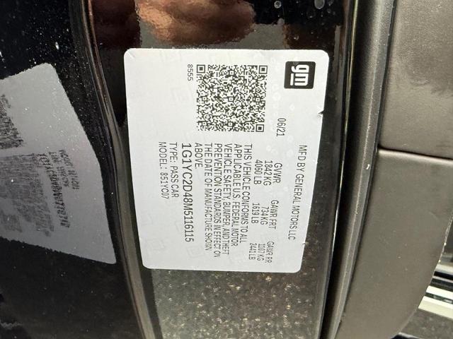 2021 Chevrolet Corvette Stingray Vehicle Photo in GREEN BAY, WI 54303-3330