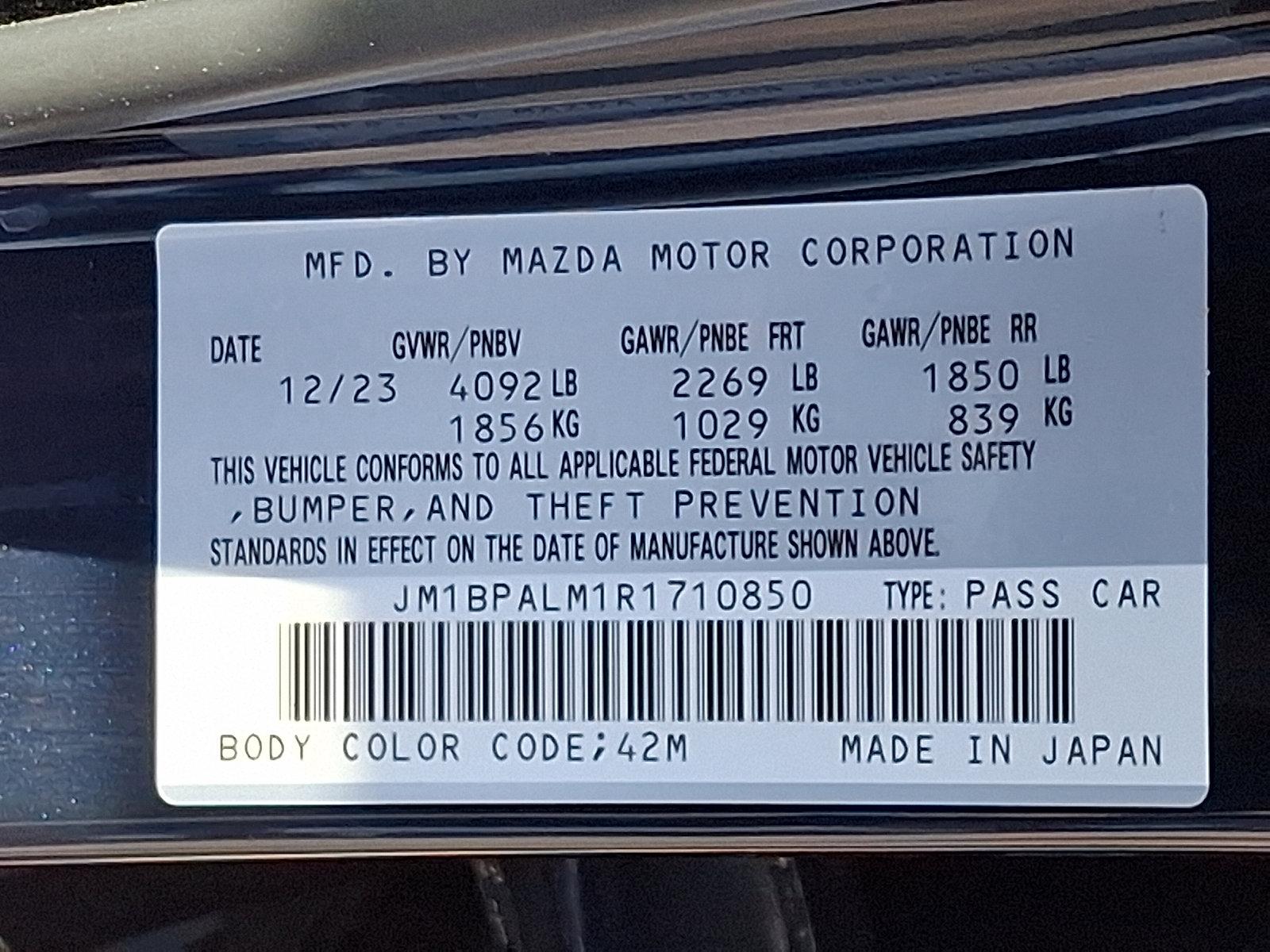 2024 Mazda Mazda3 Hatchback Vehicle Photo in Trevose, PA 19053