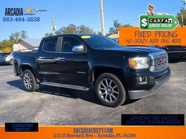 Used 2019 GMC Canyon Denali with VIN 1GTG6EEN6K1104374 for sale in Arcadia, FL