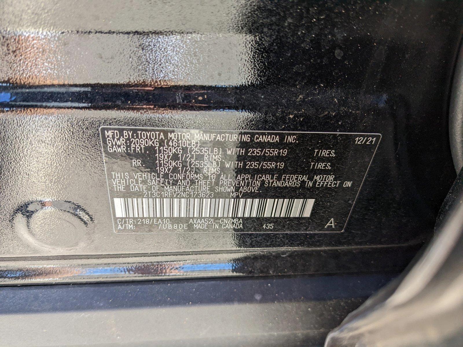 2022 Toyota RAV4 Vehicle Photo in ORLANDO, FL 32808-7998