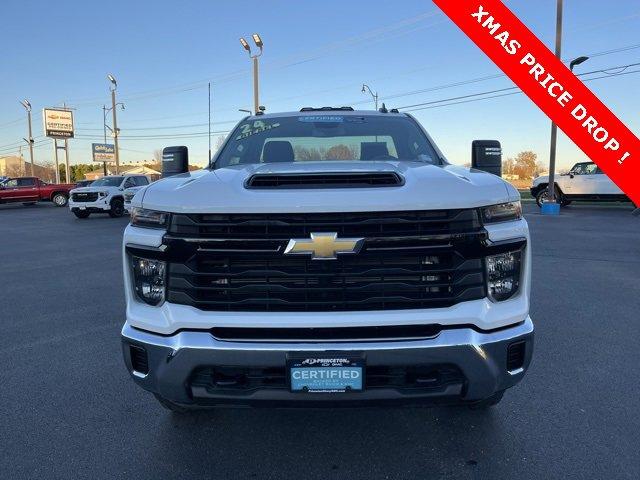 Certified 2024 Chevrolet Silverado 2500HD Work Truck with VIN 1GC3YLEY7RF143768 for sale in Princeton, IL