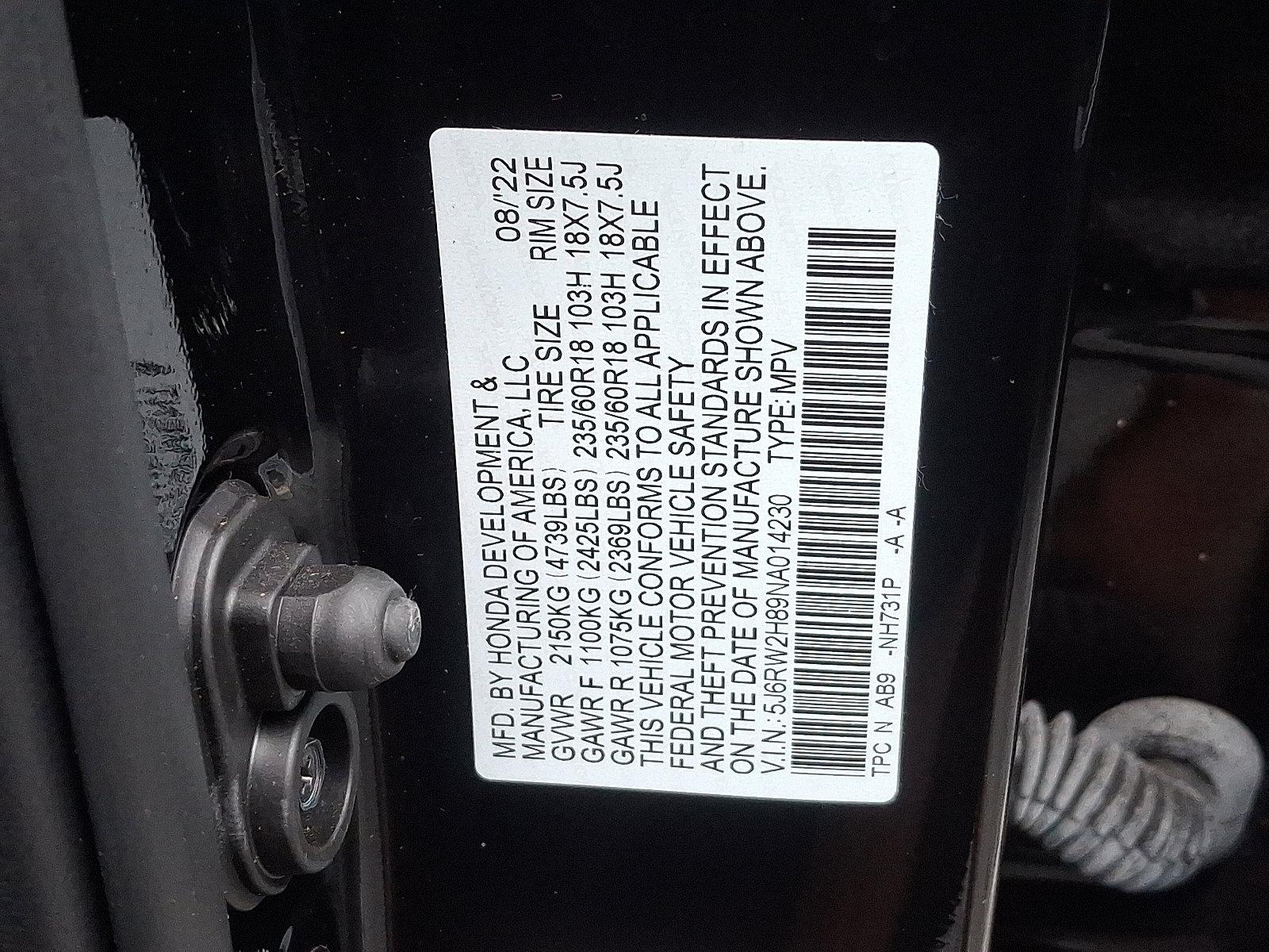 2022 Honda CR-V Vehicle Photo in Harrisburg, PA 17111
