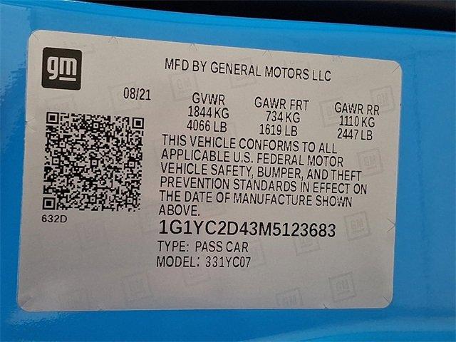 2021 Chevrolet Corvette Stingray Vehicle Photo in LANCASTER, PA 17601-0000