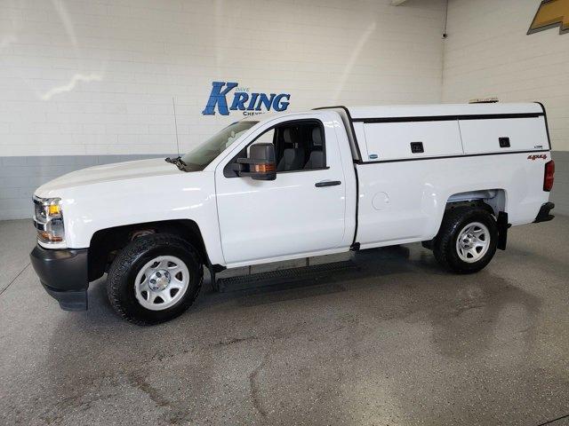 Used 2018 Chevrolet Silverado 1500 Work Truck 1WT with VIN 1GCNKNEC4JZ235305 for sale in Petoskey, MI