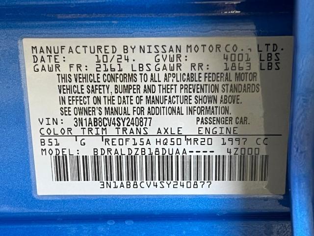 2025 Nissan Sentra Vehicle Photo in Tulsa, OK 74129