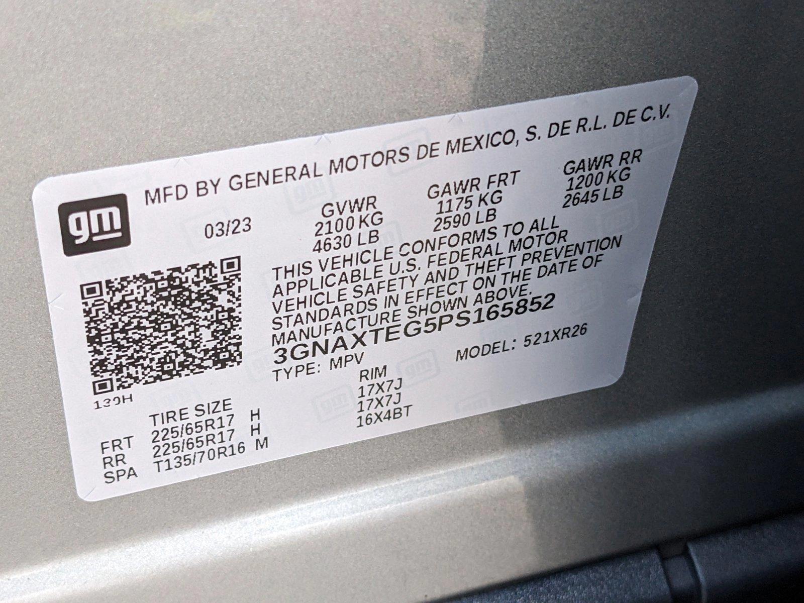 2023 Chevrolet Equinox Vehicle Photo in GOLDEN, CO 80401-3850