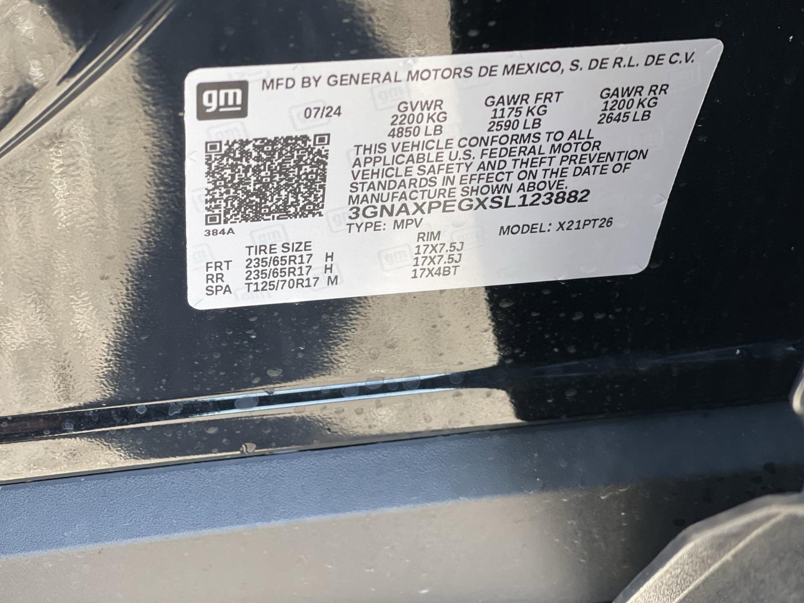 2025 Chevrolet Equinox Vehicle Photo in BENTONVILLE, AR 72712-4322