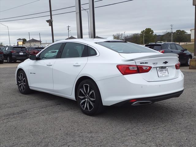 Used 2022 Chevrolet Malibu RS with VIN 1G1ZG5STXNF214210 for sale in Tahlequah, OK