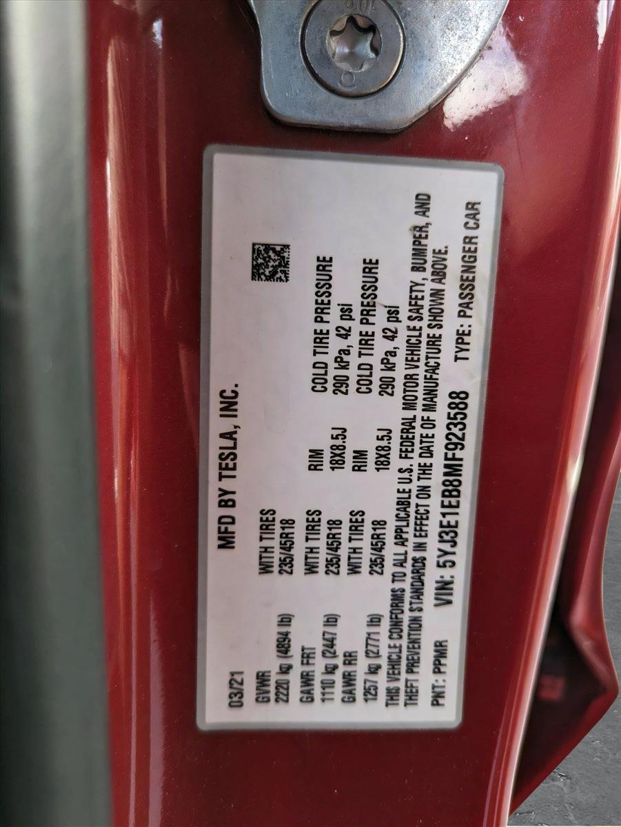 2021 Tesla Model 3 Vehicle Photo in Sanford, FL 32771