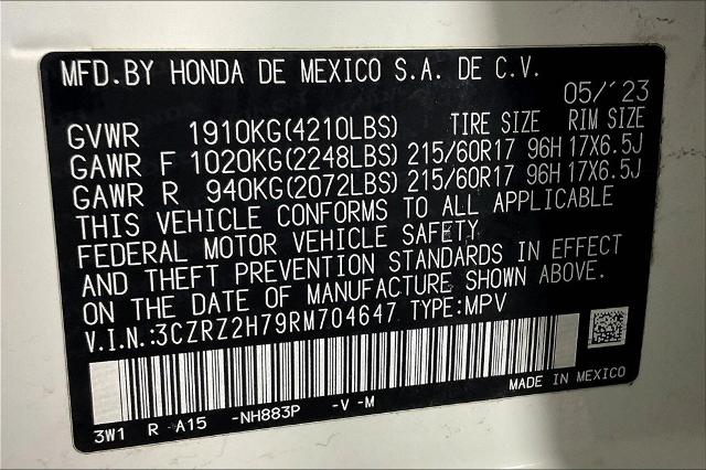 2024 Honda HR-V Vehicle Photo in Tulsa, OK 74129