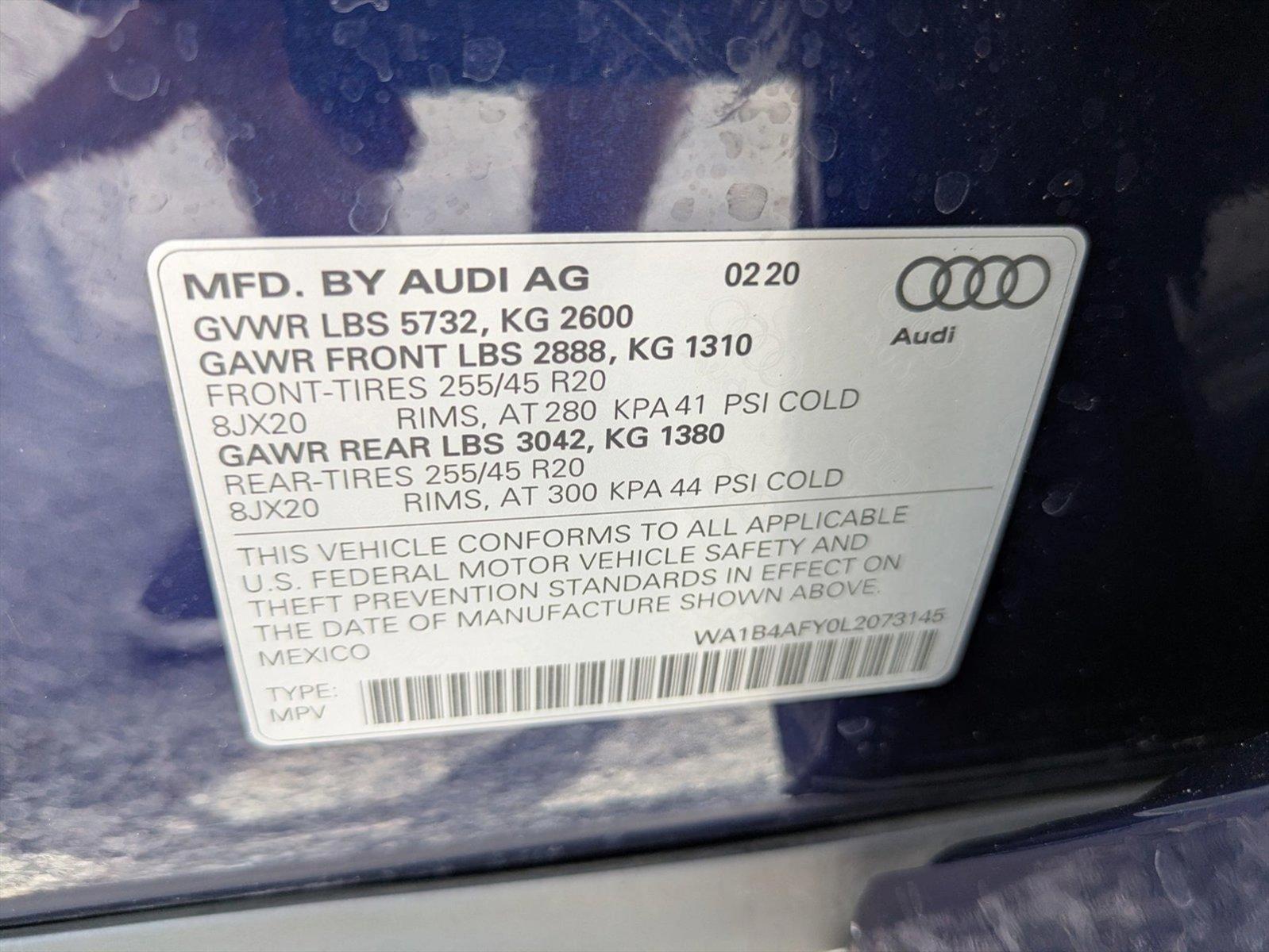 2020 Audi SQ5 Vehicle Photo in Sanford, FL 32771